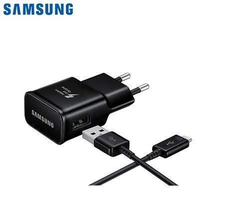 CARGADOR D/PARED SAMSUNG EP-TA20 TIPO C 2AMP FAST CHARGING P/GALAXY S8/S8+S9/S9+/NOTE8 BLACK (PN EP-TA20EBECGWW)*